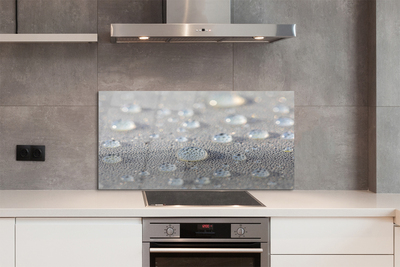 Painel de vidro Macro gotas solares