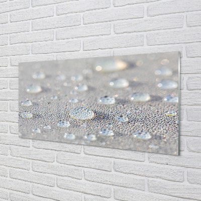 Painel de vidro Macro gotas solares