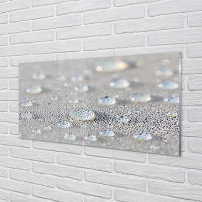 Painel de vidro Macro gotas solares