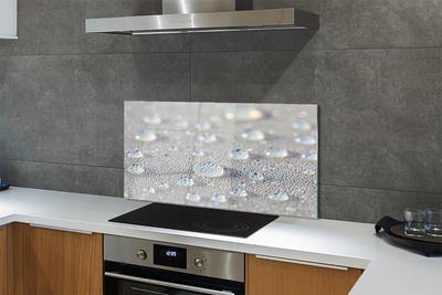 Painel de vidro Macro gotas solares