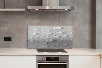 Painel de vidro Macro gotas solares