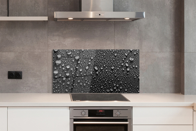 Painel de vidro Macro gotas de água