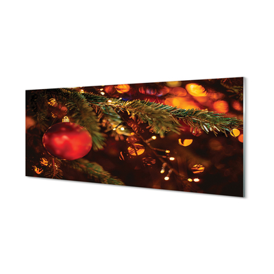 Painel de vidro Bola de Natal