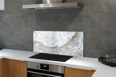 Painel de vidro Manchas de mármore em pedra