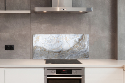 Painel de vidro Manchas de mármore em pedra