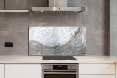 Painel de vidro Manchas de mármore em pedra