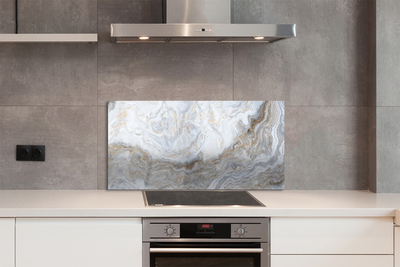 Painel de vidro Manchas de mármore em pedra