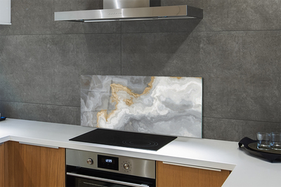 Painel de vidro Pedra mancha mármore