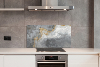 Painel de vidro Pedra mancha mármore