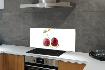 Painel de vidro Cerejas