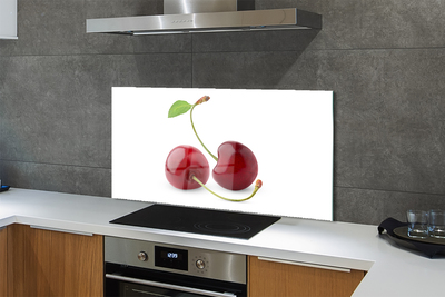 Painel de vidro Cerejas