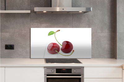 Painel de vidro Cerejas