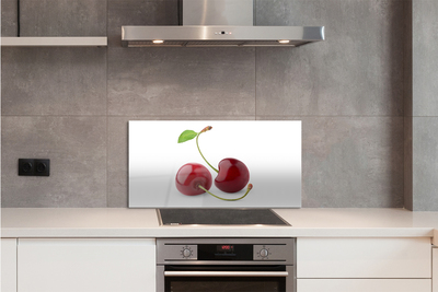 Painel de vidro Cerejas