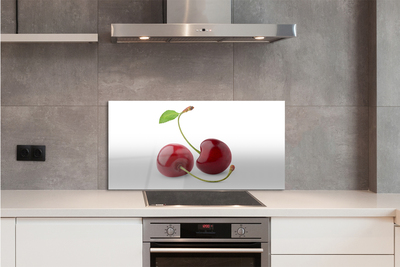 Painel de vidro Cerejas