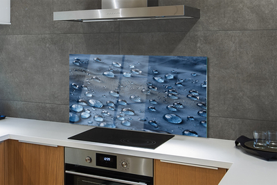 Painel de vidro Macro gotas de água