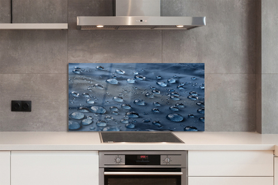 Painel de vidro Macro gotas de água