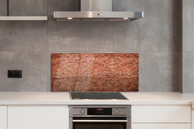 Painel de vidro parede de tijolos