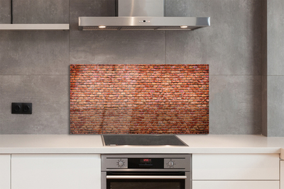 Painel de vidro parede de tijolos