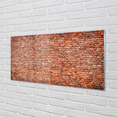 Painel de vidro parede de tijolos