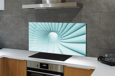 Painel de vidro Túnel geométrico