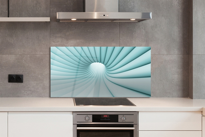 Painel de vidro Túnel geométrico