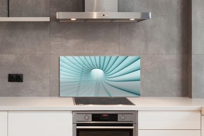 Painel de vidro Túnel geométrico