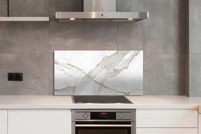 Painel de vidro Manchas de mármore em pedra