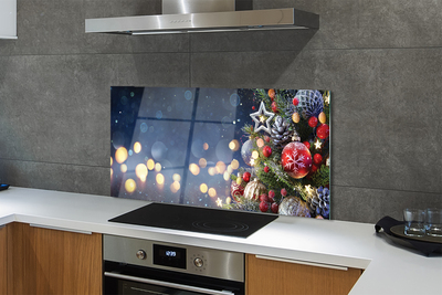 Painel de vidro Decorações de neve para árvores de Natal