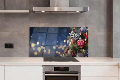 Painel de vidro Decorações de neve para árvores de Natal