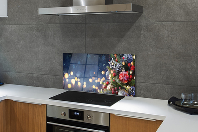 Painel de vidro Decorações de neve para árvores de Natal