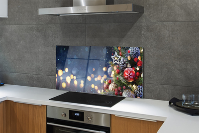 Painel de vidro Decorações de neve para árvores de Natal