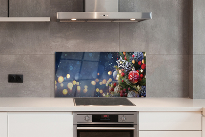 Painel de vidro Decorações de neve para árvores de Natal