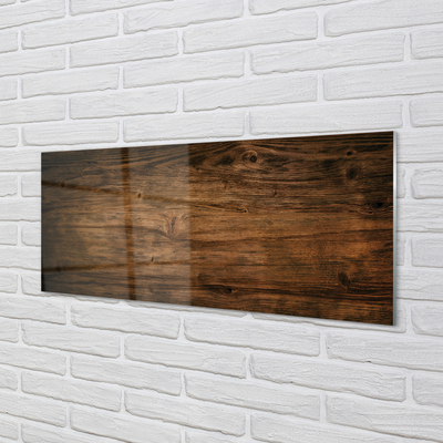 Painel de vidro Grãos e nós da madeira