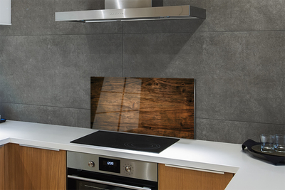 Painel de vidro Grãos e nós da madeira