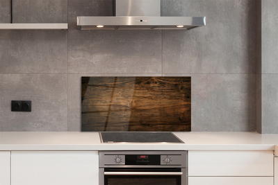 Painel de vidro Grãos e nós da madeira