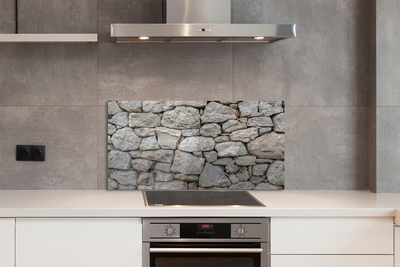 Painel de vidro Muro de pedra