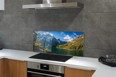 Painel de vidro Lago de montanha