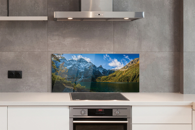 Painel de vidro Lago de montanha