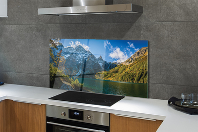 Painel de vidro Lago de montanha