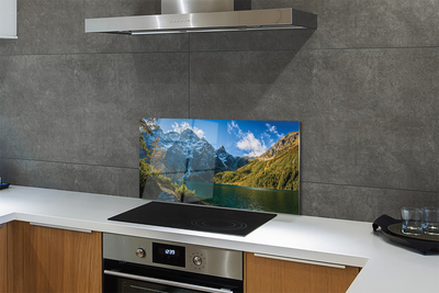 Painel de vidro Lago de montanha