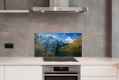 Painel de vidro Lago de montanha