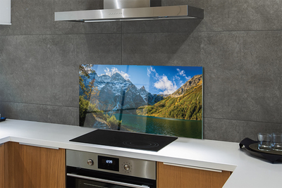 Painel de vidro Lago de montanha