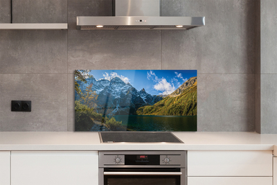 Painel de vidro Lago de montanha