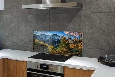 Painel de vidro Lago de montanha