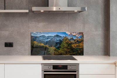 Painel de vidro Lago de montanha