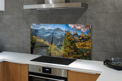 Painel de vidro Lago de montanha