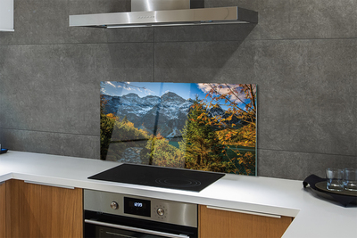 Painel de vidro Lago de montanha