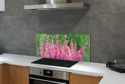 Painel de vidro Flores de urze