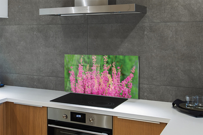 Painel de vidro Flores de urze