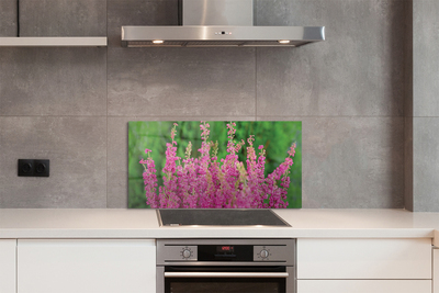 Painel de vidro Flores de urze